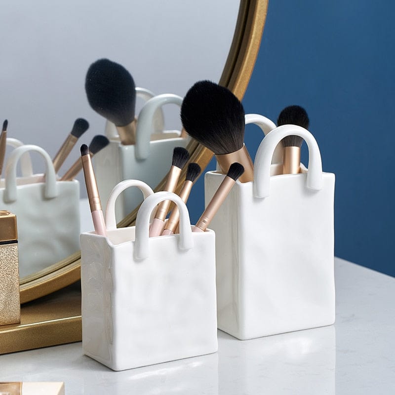 Skanto | Hvit Bag Porselen Vase