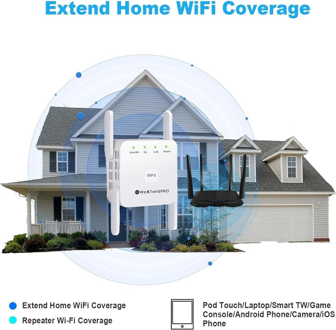 Skanto | 5G WiFi Booster – Beste WiFi-forlenger for raskere, sterkere tilkobling i Storbritannia