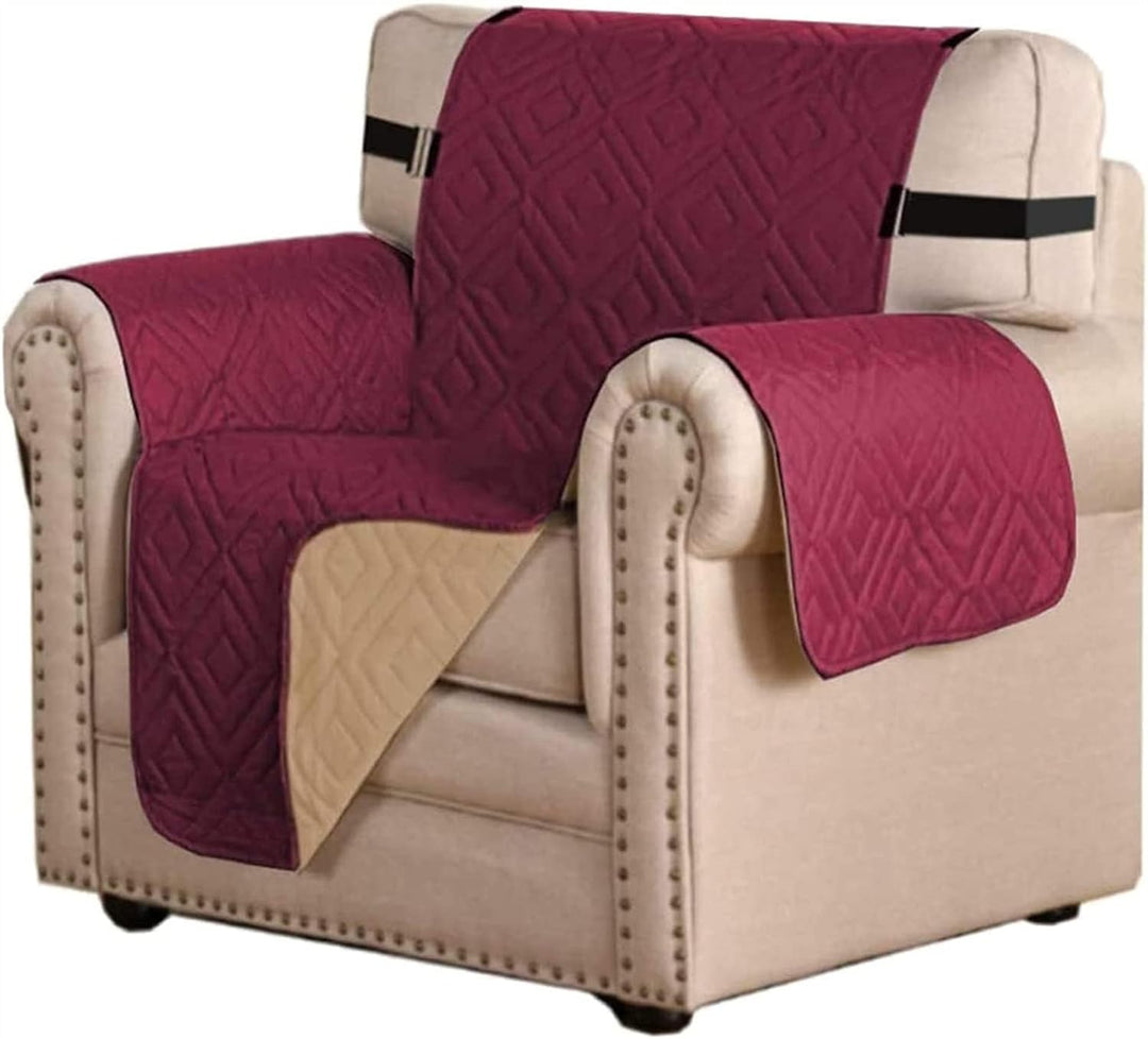 Quilted Sofa Cover Pet Protector Throw Waterproof Sofa Slip Covers 1/2/3 Settee Skanto