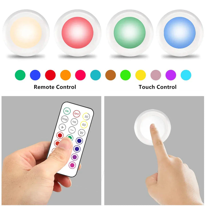 Frendorf | Trådløs RGB LED Under Skap Belysning - GlowyLed