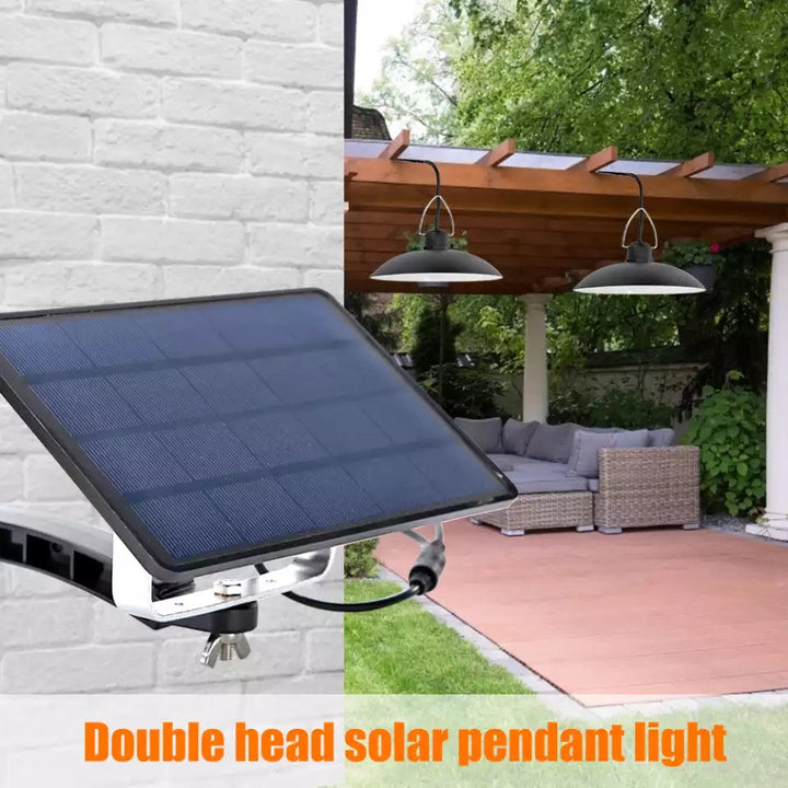 Skanto | Trådløs Solar LED Lampe Sett med Fjernkontroll – TwinRay