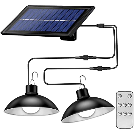 Skanto | Trådløs Solar LED Lampe Sett med Fjernkontroll – TwinRay