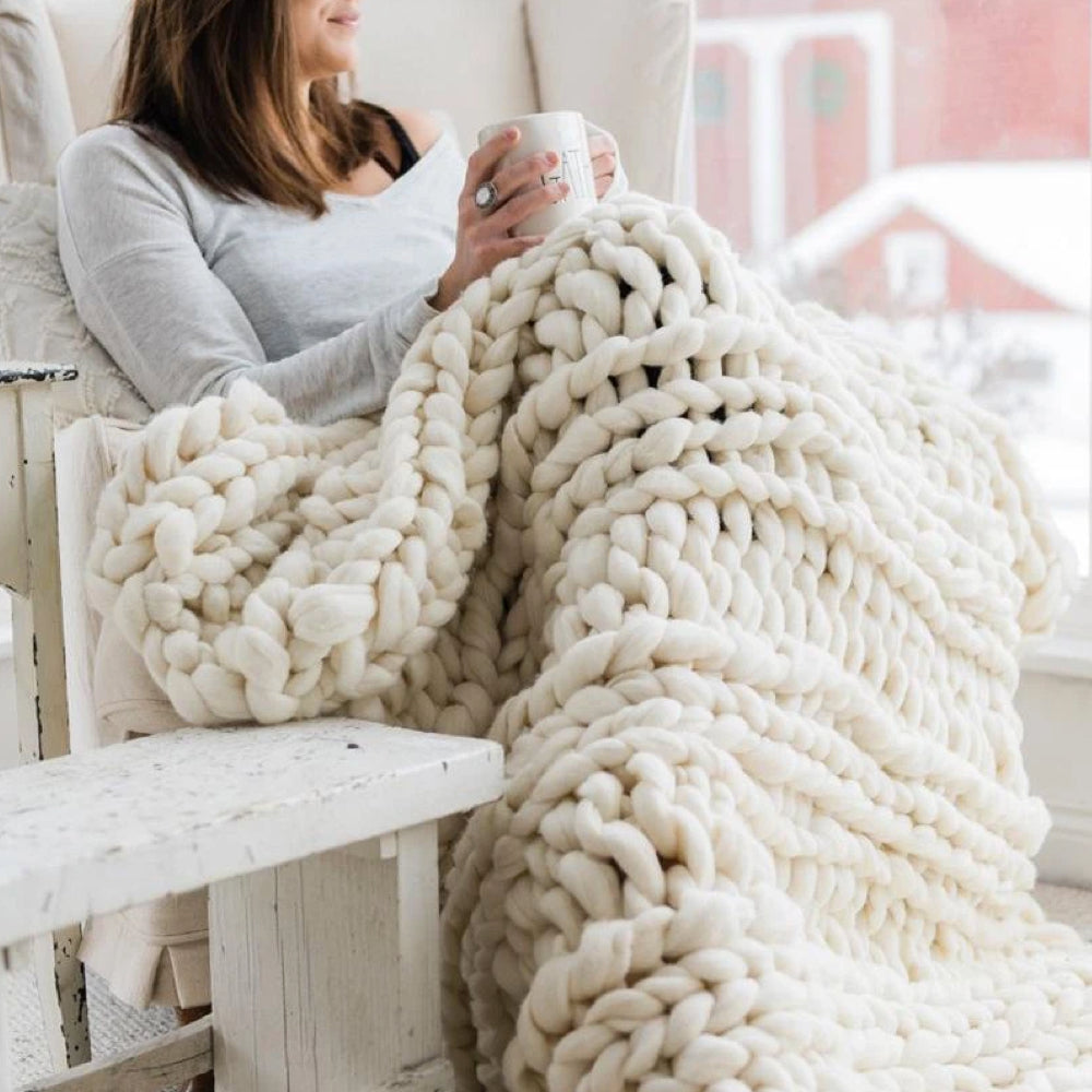 Skanto | Noble XXL Strikket Teppe