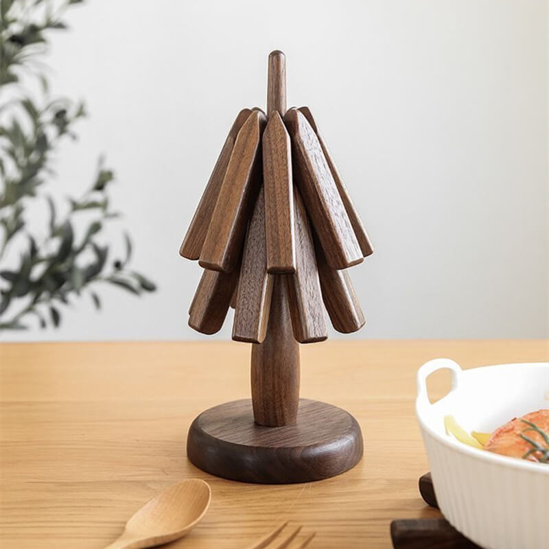 Skanto | WOODLIA – Elegant valnøtt bordbrikker for moderne og stilige måltider
