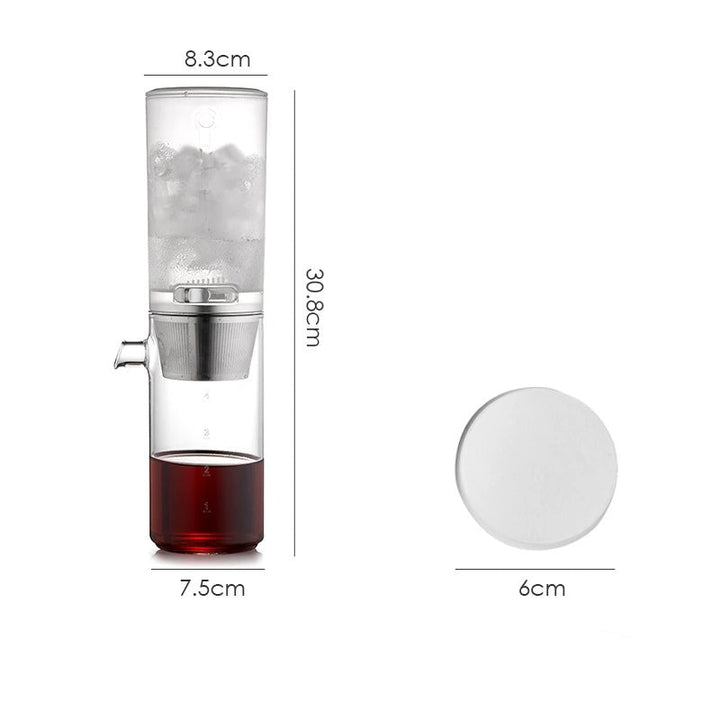 Skanto | Justerbar Glass Drypp Kald Kaffe Brygger