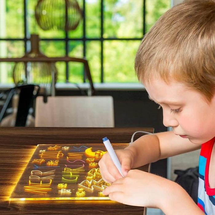 Skanto | LED Kunntavle med 7 Farger Penn