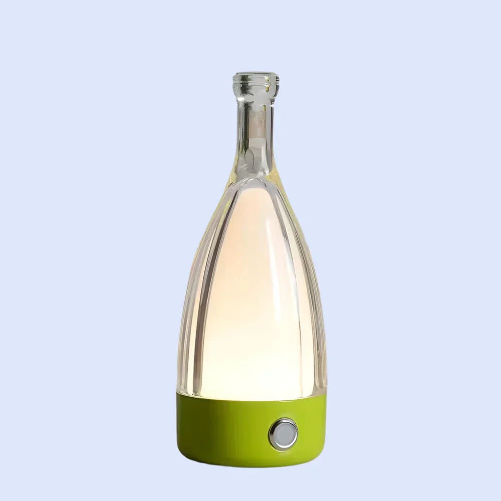 Skanto | CorkGlow - Vinflaske Bordlampe
