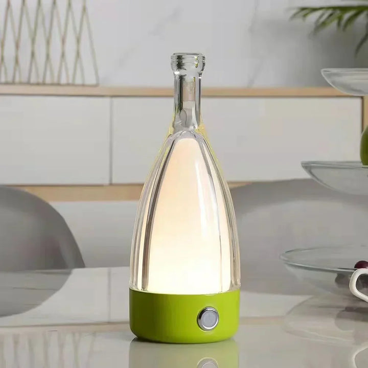 Skanto | CorkGlow - Vinflaske Bordlampe