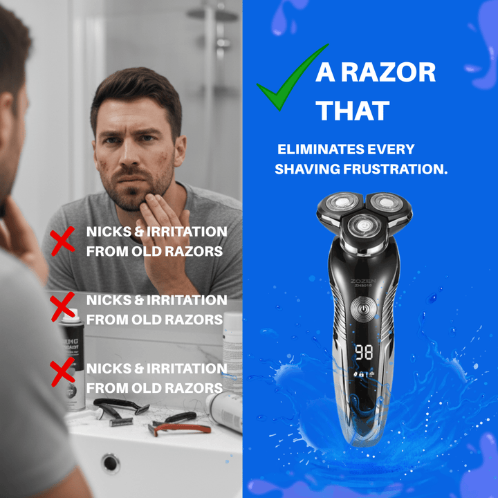 Skanto | Z Series – Oppladbar barberhøvel for en perfekt barberingsopplevelse