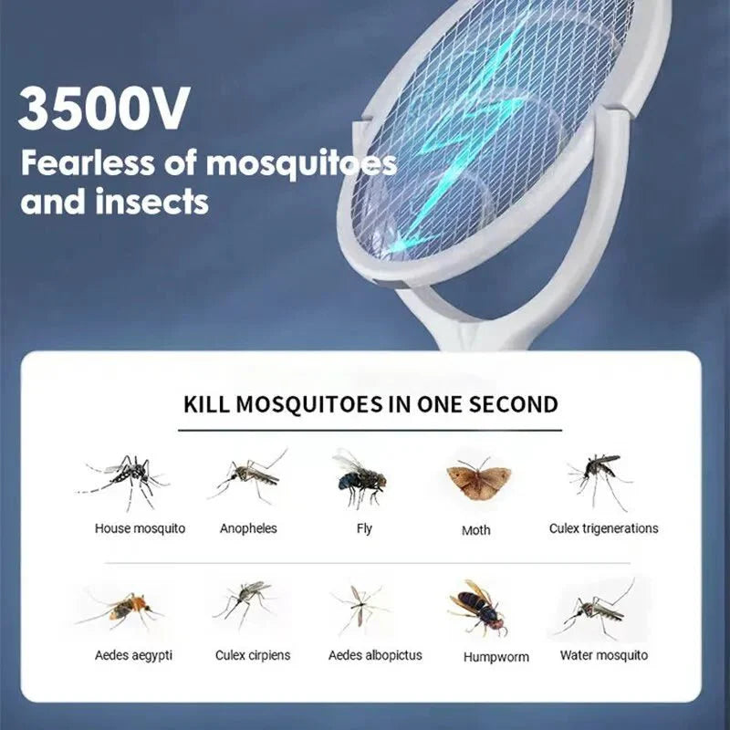 Skanto | ZapGuard Myggfanger – 5-i-1 Insektsbeskyttelse med LED-lampe og USB Rask Lading