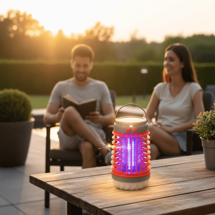 Skanto | ZAPPERLANTERN – 2-i-1 Sol Bug Zapper og Campinglanterne