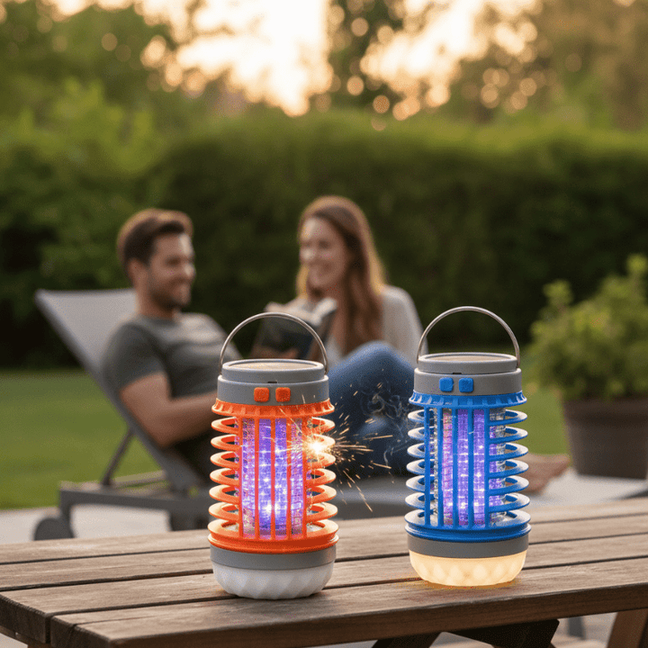 Skanto | ZAPPERLANTERN – 2-i-1 Sol Bug Zapper og Campinglanterne