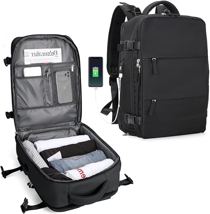 Skanto | Robust ryggsekk for reiser med USB-ladeport
